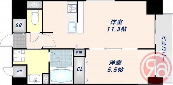 サンセール上本町の物件間取画像